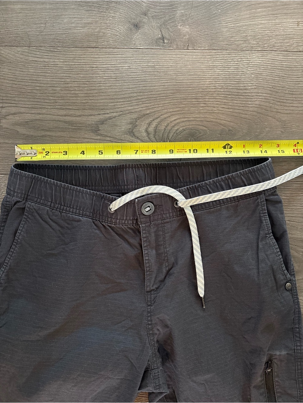 Vuori Charcoal Ripstop Drawstring Pants - Picture 10 of 11